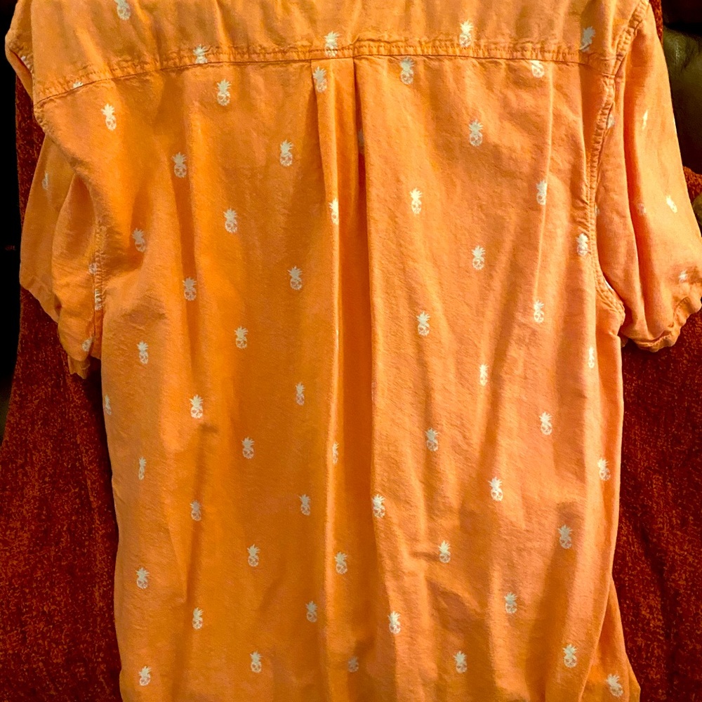 COPY - VANS short sleeve button up orange new without tag